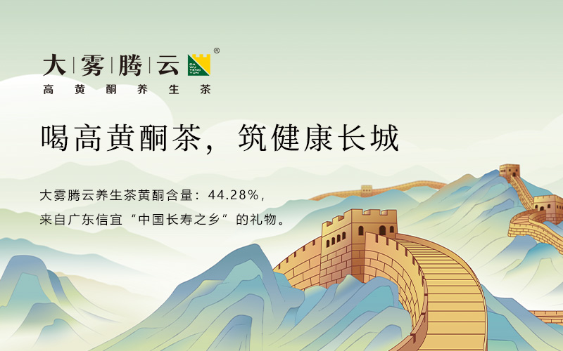 大霧騰云高黃酮養(yǎng)生茶品牌策劃