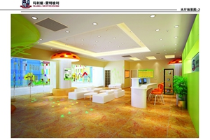 知名早期教育學(xué)校裝修設(shè)計效果圖