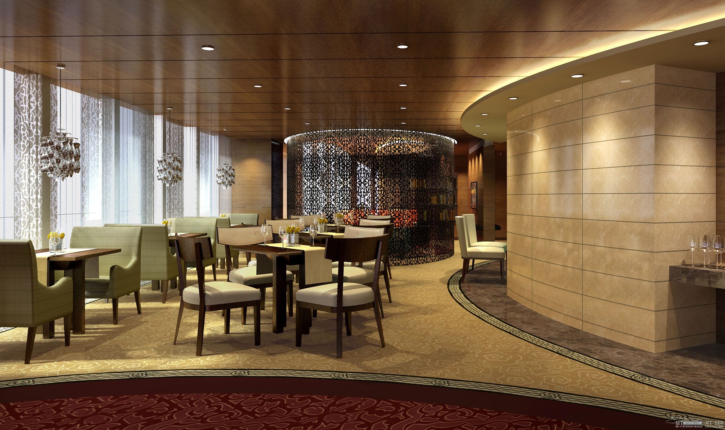 酒店大堂效果圖